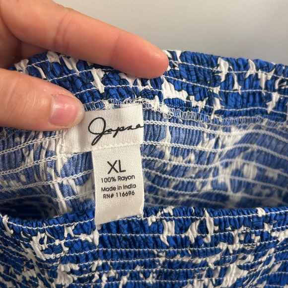 Japna Textured Blouse Sz XL - Picture 2 of 3